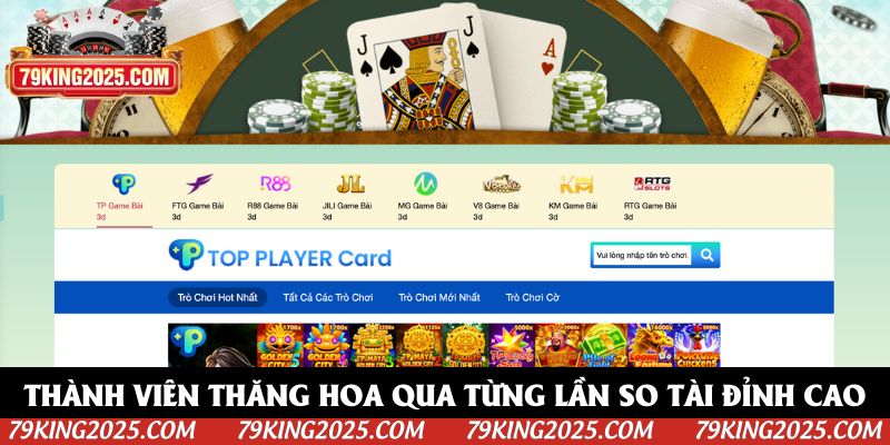 Thành viên được thăng hoa qua từng lần so tài đỉnh cao Thành viên được thăng hoa qua từng lần so tài đỉnh cao